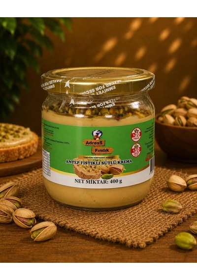 Adress Antep Fıstıklı Sütlü Krema 400 G