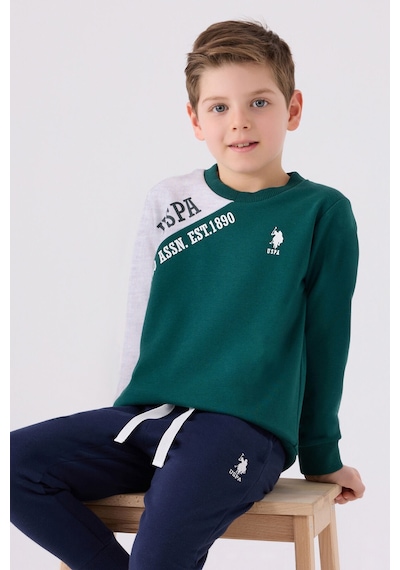 U.S. Polo Assn. Erkek Çocuk Yeşil Eşofman Takımı Us1921-c-v1