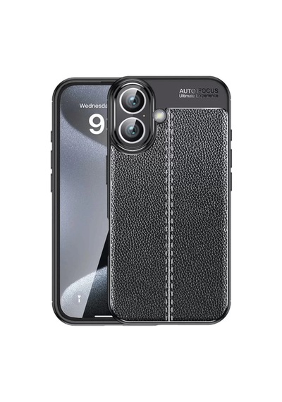 Newface Apple İphone 16 Kılıf Auto Focus Kapak - Siyah