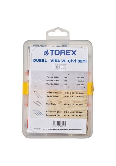 Vida Dübel Bağlantı Ev Seti 170 Adet Kutulu Set - 764905725 Diğer