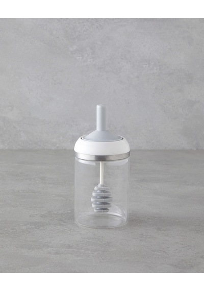 English Home Shelby Borosilikat Bal Kavanoz 400 Ml Gri Gri