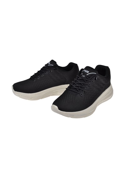 Pasomia Pullman Triko Kadın Spor Ayakkabı Sneaker Dum-518 Siyah Beyaz
