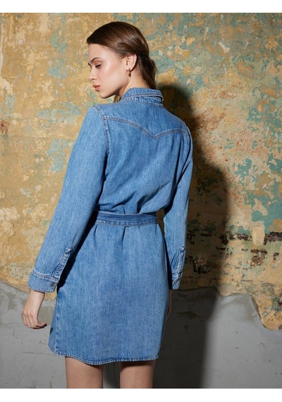 LOFT Regular Fit Kadın Elbise Lf2032641 Q1.v1 Denim