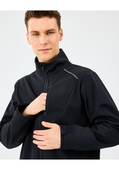 Skechers M Softshell Basic Jacket Erkek Siyah Mont S2520132-3817 Siyah