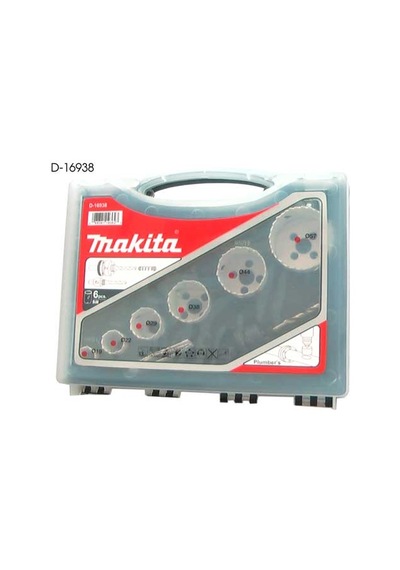 Makita D-16938 Bi Metal Delik Testere Tesisatçı Panç Seti 6 Parça