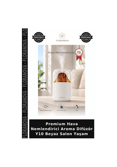 Premium Hava Nemlendirici Aroma Difüzör Y10 Beyaz Salon Yaşam