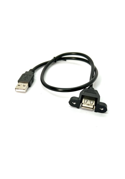 0.5 Metre Panel Tipi Dişi Erkek Usb Vidalı Usb Extension Usb Pane