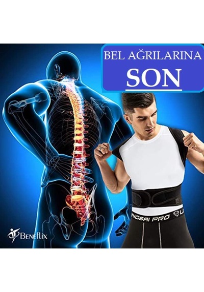 Balenli Manyetik Dik Durmayı Sağlayan Sırt Korsesi Kadın-erkek Kamburluk Önleyici Dik Duruş Kor