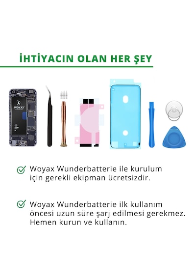 Woyax Apple Uyumlu iPhone 14 Plus  Premium Batarya 4850 Mah Yüksek Kapasite