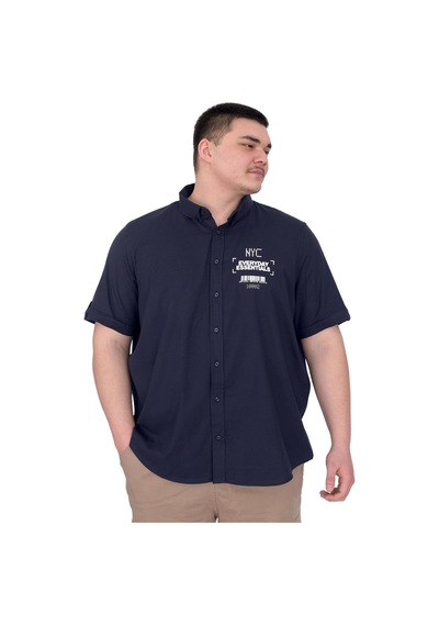 Mode Xl Büyük Beden Erkek Gabardin Gömlek Everyday Essentials U25602 Siyah Siyah