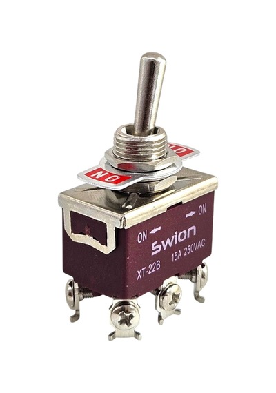 Ic-157s Swıon Toggle Switch On-off 15a 6p Ø12mm Xt-22b