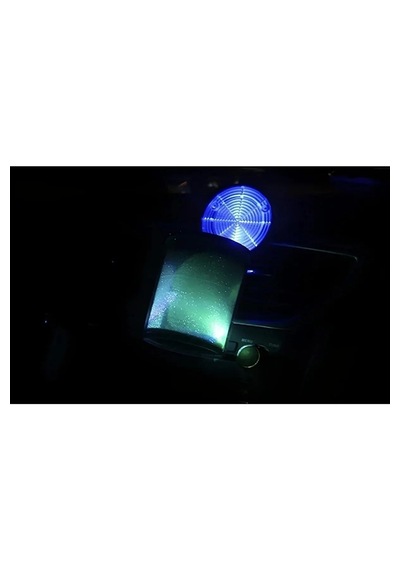 7 Renkli Rgb Led Işıklı Lüx Oto Küllük Kapaklı Spor Araç Içi Küllük Araba Küllüğü