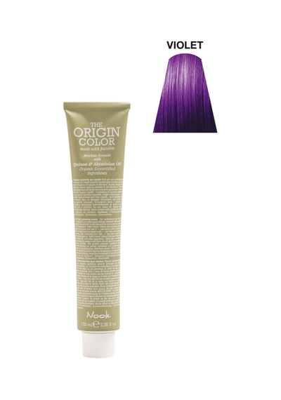 Nook Origin Color Profesyonel Vegan Saç Boyası 100 ML Sarılaşma Karşıtı Mor Ton Ayarlayıcı