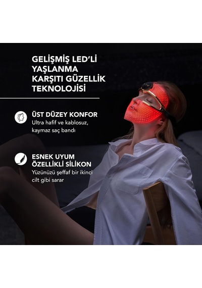 202 Gelişmiş 8 Renkli Led Yüz Maskesi + Glass Skin Yüz Maskesi Seti Işıldayan Bir Cilt İçin Nemlendirici Ve Aydınlatıcı Cilt Bakımı Rahatlatıcı Ve Dengeleyici Yüz Maskeleri