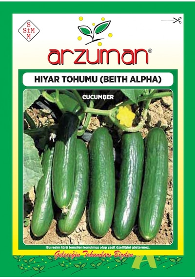 Arzuman Beith Alpha Salatalık Hıyar Tohumu 10 G 300 Adet