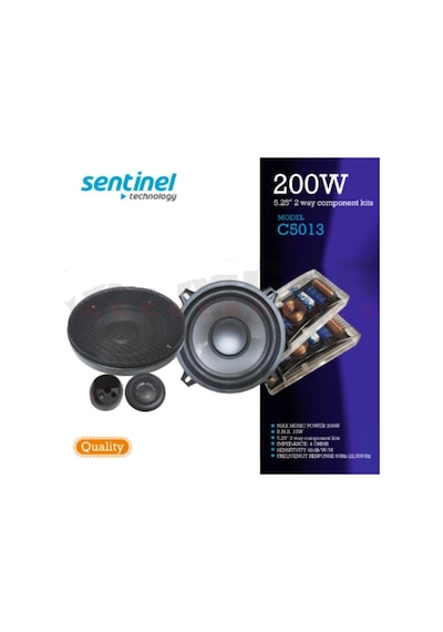Sentinel C5013 Component Hoparlör Mid Takımı 200 Watt 13 Cm Full