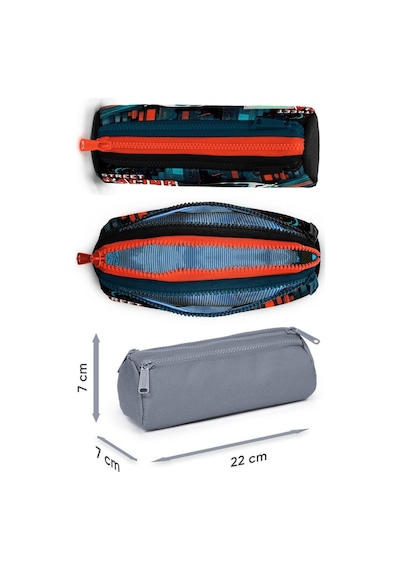 Coral High Kids Siyah Nefti Yarış Arabası Desenli 3’lü Okul Çanta Seti SET0123765