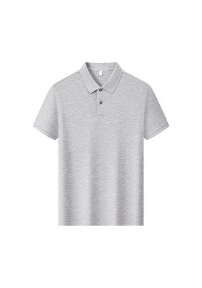 New Performance.arw86819.serintutan-antibakteriyel-yüksek Kalite.düğmeli Polo T.shirt Gri