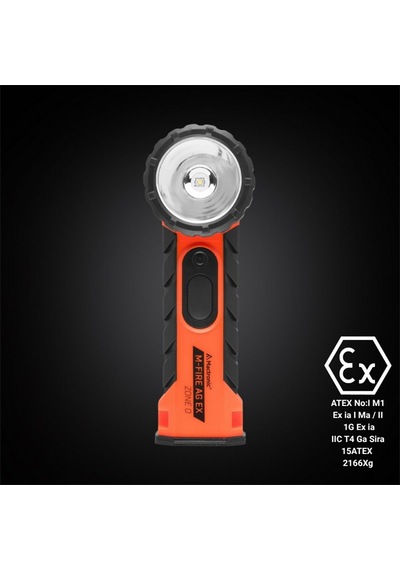 Mactronıc M-fıre Ag Atex El Feneri 323 Lümen Kırmızı