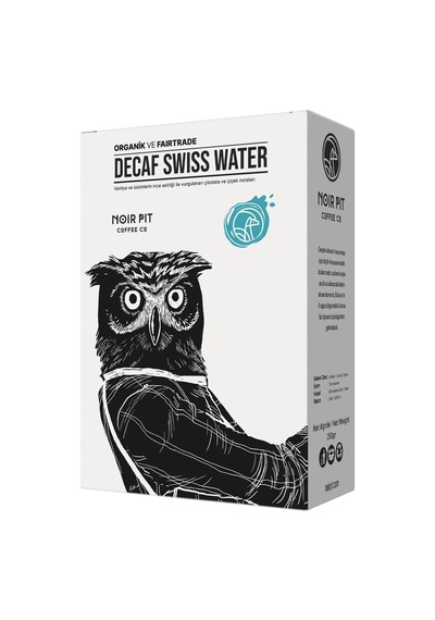 Noir Pit Coffee Co. Decaf Swiss Water Çekirdek Kahve 250 G Diğer