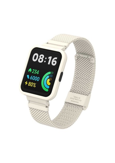 Kilifone - Xiaomi Uyumlu Redmi Watch 2 Lite - Kordon Metal Kordon Krd-66