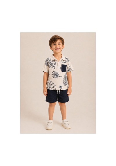 Uğur Bebe %100 Pamuk Erkek Çocuk Yaprak Desenli Müslin Kumaş Polo Yaka Tişört & Müslin Kumaş Siyah Şort Takım Ekru Ekru Uğur Bebe %100 Pamuk Erkek Çocuk Yaprak Desenli Müslin Kumaş Polo Yaka Tişört & Müslin Kumaş Siyah Şort Takım Ekru Ekru