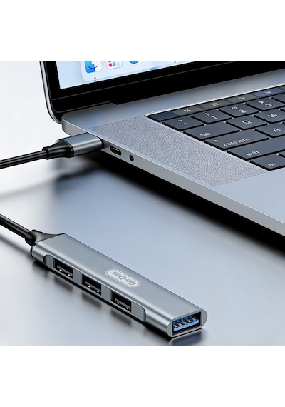 Go Des Gd-uc701s Usb3.0 + Usb2.0 + Usb1.1 + Usb-a Bağlantılı 4in1 Hub Siyah