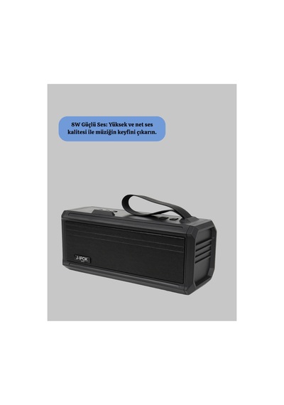 Kablosuz J-ıpox P520 Bluetooth Hoparlör Uzun Pil Ömrü Ve Mikrofon Renk