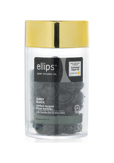 Ellips Siyah Saçlara Özel Işıltı Veren Saç Vitamini 50 Kapsül