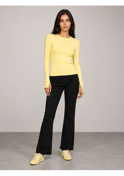 Loft Regular Fit Kadın Kazak Lf2044857 Q1.v1 Butter Yellow Loft Regular Fit Kadın Kazak Lf2044857 Q1.v1 Butter Yellow