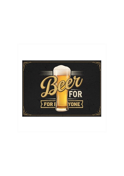 Herkes İçin Bira Dekoratif Mdf Tablo