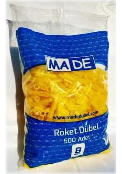Ma-De Roket Dübel 8 Mm 500 Adet