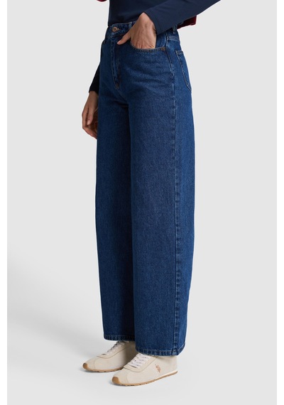 U.S. Polo Assn. Kadın Mavi Jean Pantolon 50332810 Dn0022 Mıd Blue
