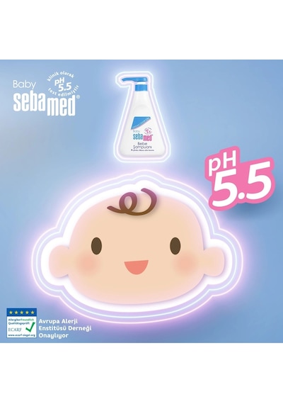 Sebamed Yenidoğanlar İçin Bebek Şampuanı Pompalı 3 x 500 ML