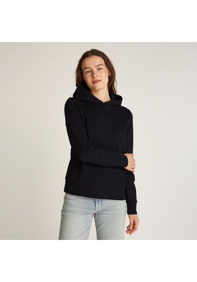 Calvin Klein Satin Regular Kadın Siyah Sweatshirtdüzk20k207954