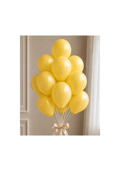 Latex Balon Seti 10'lu- Sarı Çok Renkli