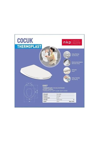 Nkp Çocuk Klozet Kapağı - Yavaş Kapanan Nkp 0307 Diğer