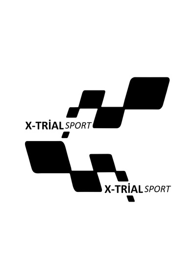 X-trial Sport Etiket Yapıştırma 30cmx11cm Mmd337