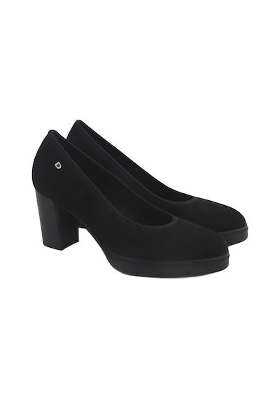 Sneaker Günlük Kadın Diğer 483700ds Donna Serena 3700 Ds Camoscio Nero Siyah