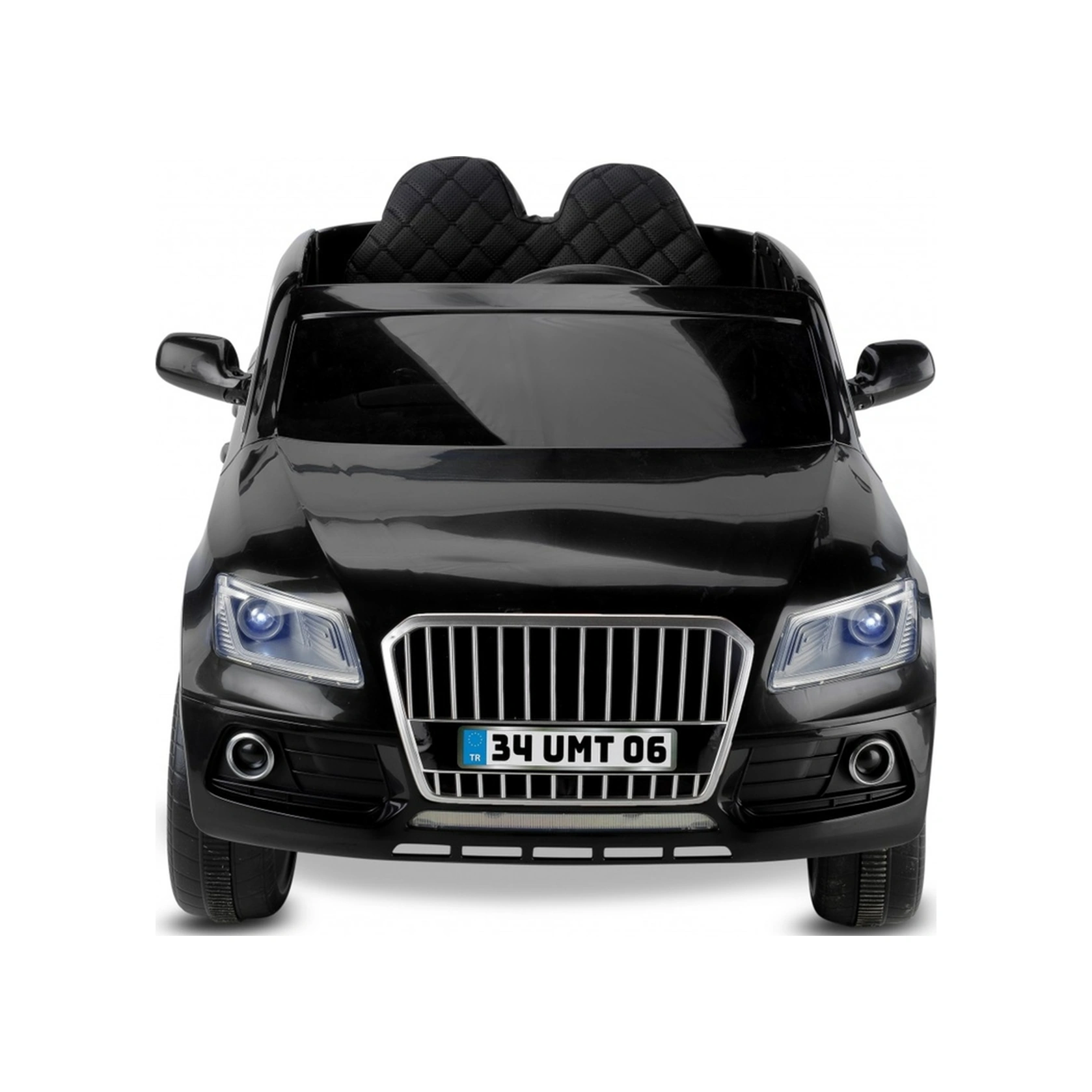 Q-suv Akülü Jeep 12v Uzaktan Kumandalı Akülü Araba Audio Q Suv Akülü Araçlar Siyah