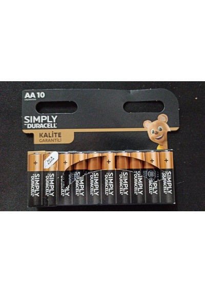 Duracell Simply LR6/MN1500 AA Kalem Pil 10'lu