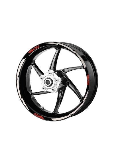 Deeb Rks Jant Şeridi Reflektif Beyaz Kırmızı Model S N11.52895