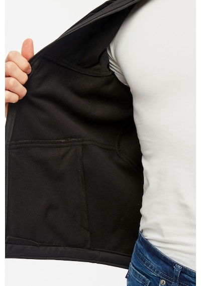 Uniprom Softshell Mont Içi Polarlı Su Ve Rüzgar Geçirmez Pro Model Siyah Erkek Siyah