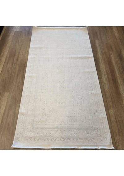 Hoom Rugs Valeria 1074 Krem Mikrofiber Antibakteriyel Modern Halı Krem