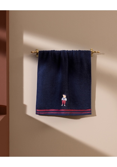 Billie %100 Pamuk Yüz Havlusu - Lacivert - 50x70 Cm 8684427346242 Çok Renkli
