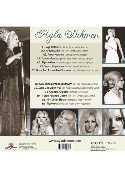 Ayla Dikmen Klasikler - Plak Lp