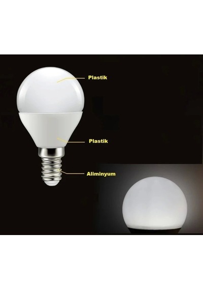 Cata Ct-4233 6w 220v E14 Duylu Led Ampul Beyaz 5 Adet