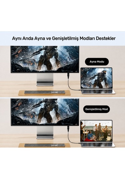 Unıtek Usb-c F To Hdmı M Adaptor V1187abk01