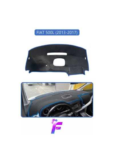 Fıat 500l 2013-2017 Uyumlu Torpido Örtüsü Çatlama Ve Isıya Karşı Tam Koruma Oto Aksesuar E41 Torpido Halısı