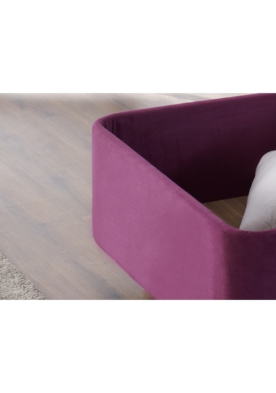 Nironyatak Niron Purple Baza 120X200 Cm Tek Kişilik Sandıklı Mor Kumaş Baza